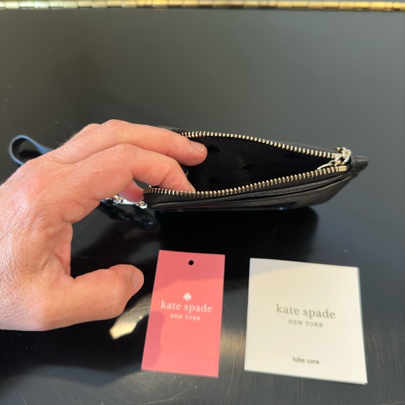 NWT Authentic Luxury Classic Preppy Small Card Holder Wristlet Key Ring Wallet - Picture 16 of 17